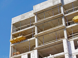 High-rise building under construction