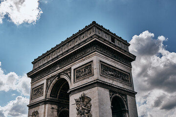 Fototapeta na wymiar Arch of Triumph, Paris, France
