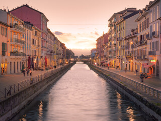 Fototapeta premium Navigli, Milan