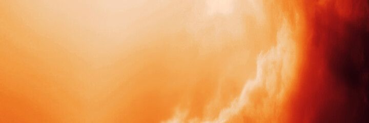 Naklejka premium The red sky background looked like smoke and fire. bomb Violent.