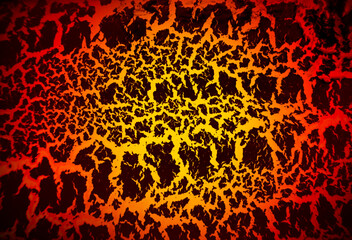 Texture of red glowing lava.