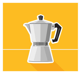 Vector coffee banner, Coffee design vector illustration.