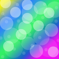 Abstract bokeh lights with soft light background illustration