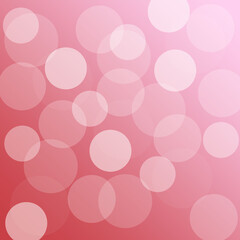 Abstract pink bokeh lights with soft light background illustration