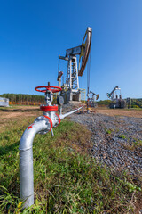 Fototapeta na wymiar Pipeline transport and equipment for Oilfield Technology