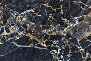 Gold, yellow and white pattern natural of gray marble texture.