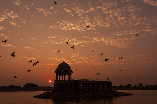 Gadsisar lake, Jaisalmer, Rajasthan, India