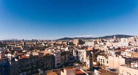 European city with old buildings