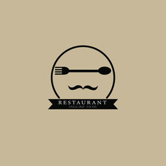 chef logo. Food service vector logo design template