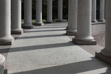 Fototapeta premium Historical estate with columns