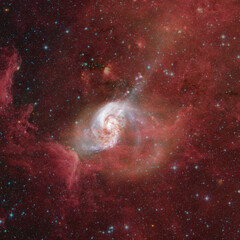 Endless universe. Elements of this image furnished by NASA