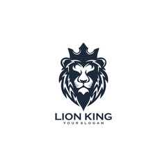 Obraz premium lion king crown animal wild