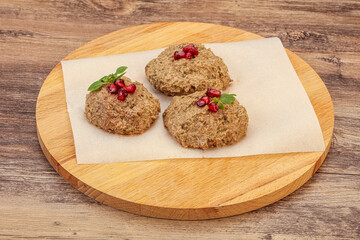 Georgian cuisine - pkhali from beans