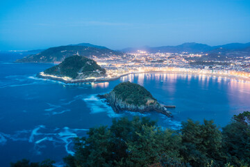 San Sebastian,bahia de de la Concha,Guipuzcoa, Euzkadi, Spain