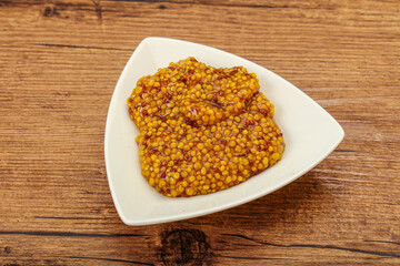 Dijon mustard sauce with seeds