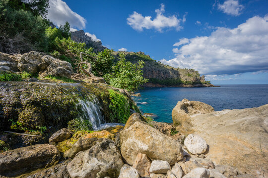 Font des Verger, Sa Costera, Soller, parque natural sierra de Tramuntana, Mallorca, spain, europe