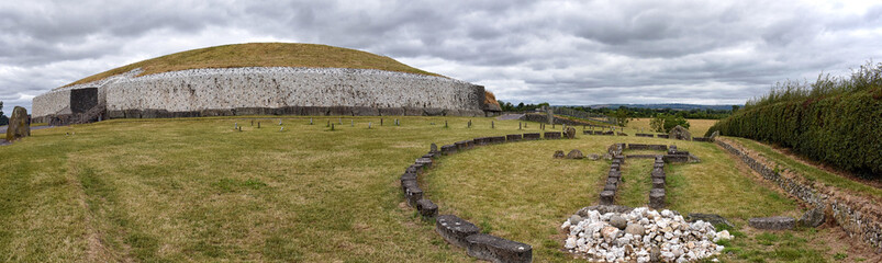 Exterior Of Newgrange Monument 3,200B.C. Ireland