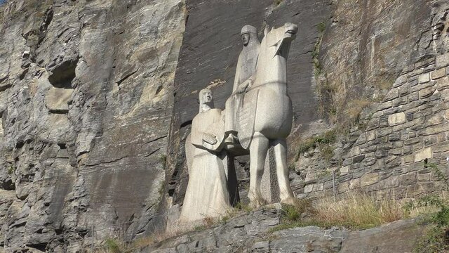 Memorial of Richard Lionheart near Duernstein, Wachau, Austria