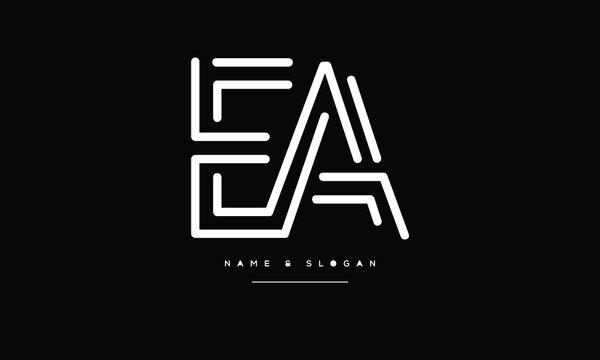 EA ,AEE, ,A Abstract Letters Logo Monogram