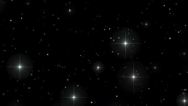 star lights abstract moving background video