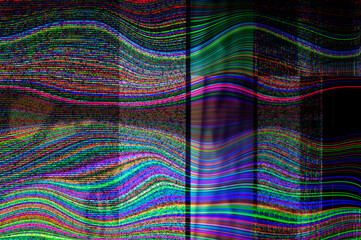 Abstract digital wave pattern / Abstract minimalistic background of a digital wave pattern.