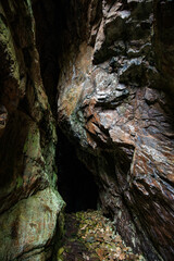 Freely accessible Bremsneshula Cave, Averoy, Norway