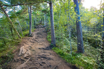 Rampestreken in Andalsnes, Norway. A famous tourist viewpoint