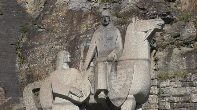Memorial of Richard Lionheart near Duernstein, Wachau, Austria