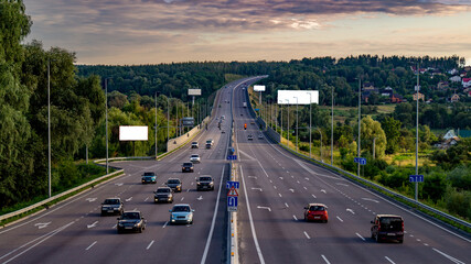 Fototapeta premium traffic on highway