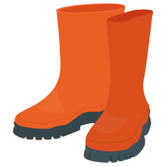 
Long rubber boots icon
