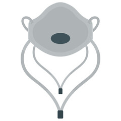 
Gas mask to help breathe in toxic environment
