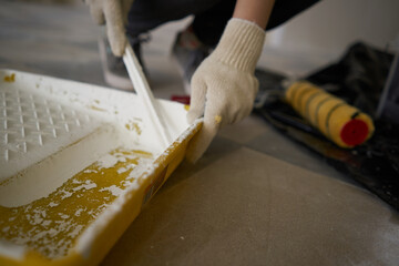 Building paint roller repair facility is an industrial work tool