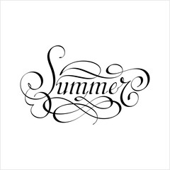 Summer Hand Drawn Pen Ink Style M_2010001