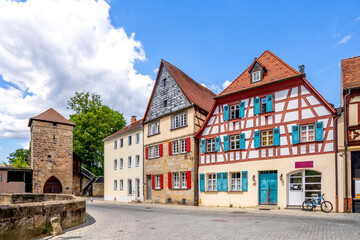 Fototapeta na wymiar Altstadt, Forchheim in Bayern, Deutschland 
