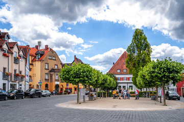 Fototapeta na wymiar Marktplatz, Forchheim in Bayern, Deutschland 