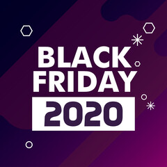 Simple black friday advert design