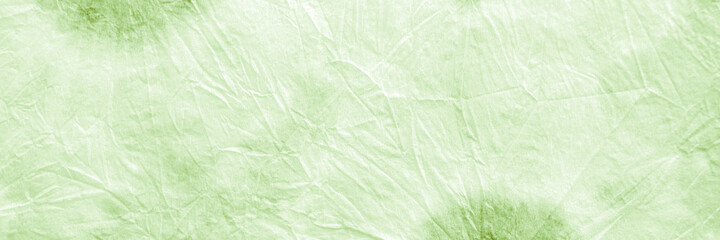 Batik Shibori Texture. Green Natural Watercolor 