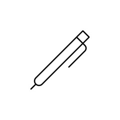 pen icon element of school icon for mobile concept and web apps. Thin line pen icon can be used for web and mobile. Premium icon on white background