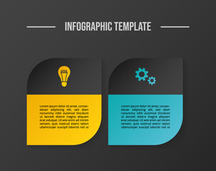 Business infographic template. Timeline. Vector