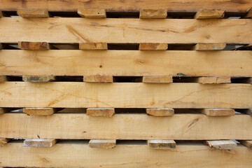 Pallet wooden box texture close up a