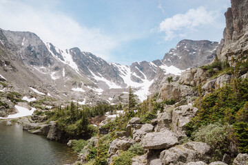 Obraz premium lake in the mountains
