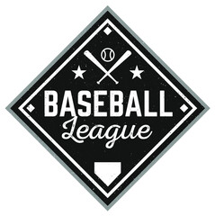 Vintage Baseball League Crest