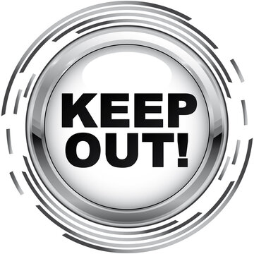 keep out icon