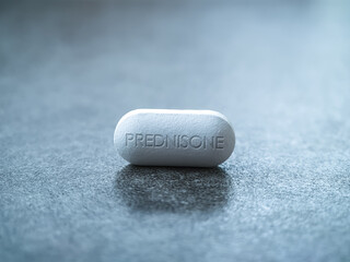 Obraz na płótnie Canvas Prednisone Tablet Drug