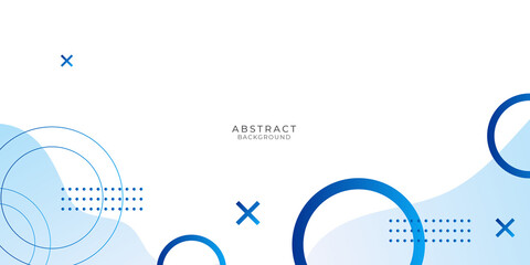 Blue memphis seamless vector patterns abstract background. Fashion design 80-90s. Modern blue colored background 