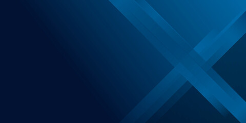 Obraz premium Blue abstract background vector with blank space for text. 