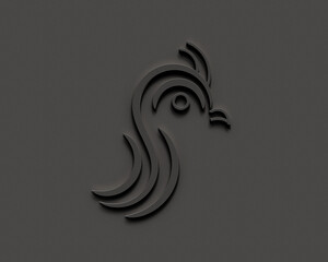 Obraz premium 3d logo conceptual design 