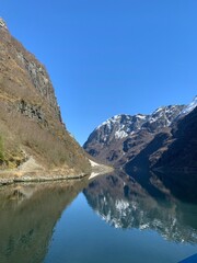 Obraz premium lake and mountains