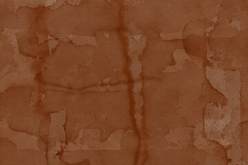 Vintage and old looking paper background. Colored orange with a brown retro book cover. Ancient book page.
