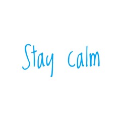 Illustration about stay positive, stay calm, mental health care during New Normal, COVID-19 New Normal